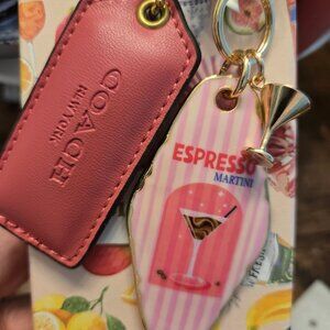 Piper K Espresso Martini Bag Charm/ Key Chain